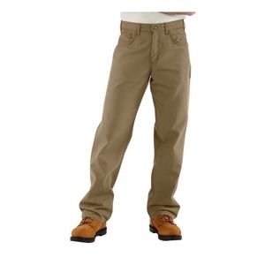 Carhartt Men's midweight FR canvas pants Khaki 32x30 New